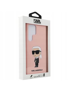 KARL LAGERFELD KARL LAGERFELD Etui na telefon Silicone Ikonik Różowe złocenie