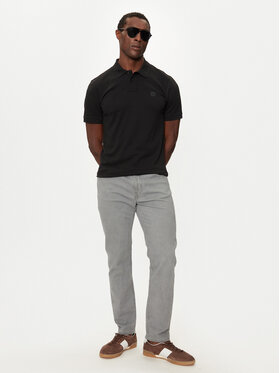 Boss Polo Majica Passenger 50507803 Črna Slim Fit