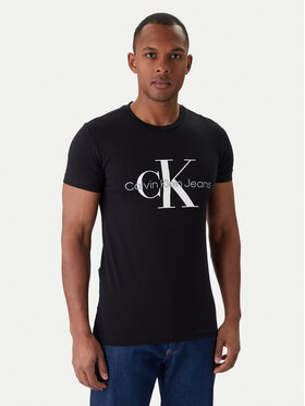 Calvin Klein Jeans Calvin Klein Jeans Póló J30J320935 Fekete Slim Fit