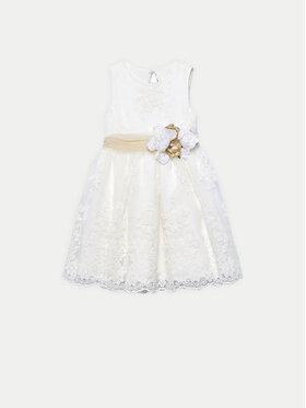Abel & Lula Abel & Lula Elegantes Kleid 5037 Écru Regular Fit