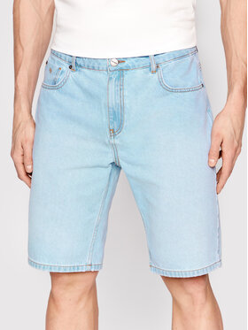 Americanos Americanos Pantaloni scurți de blugi Warren Albastru Regular Fit