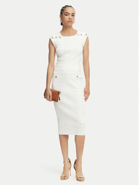 Guess Guess Majica W5YR12 Z0130 Bijela Regular Fit