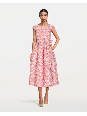 Castellani Castellani Sukienka codzienna Rosa Divina Pomarańczowy Regular Fit