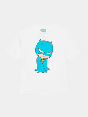 United Colors Of Benetton United Colors Of Benetton T-shirt 3096G10E9 Bijela Regular Fit