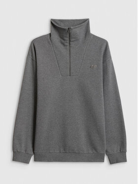 4F 4F Μπλούζα SPORT STORIES 25/26 Γκρι Regular Fit