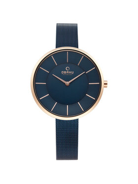 Obaku Obaku Zegarek V185LXVLML Niebieski