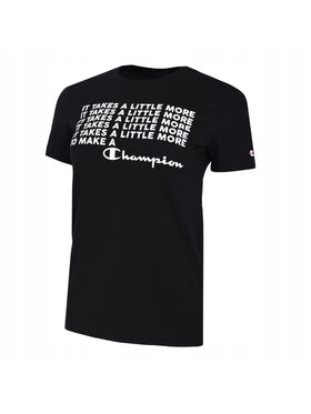 Champion Champion T-Shirt 114884 Czarny Comfortable Fit