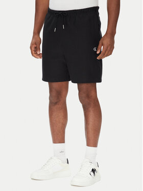 Calvin Klein Jeans Calvin Klein Jeans Спортивні шорти Premium Terry LV04RC280G Чорний Regular Fit