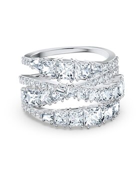 Swarovski Swarovski Pierścionek Twist 5580952 Srebrny