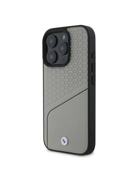 BMW Motorsport BMW Motorsport Etui na telefon Sign Leather Textured and Line Szary