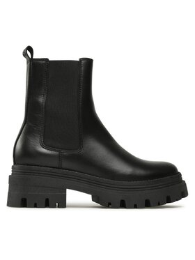Tamaris Tamaris Kotníková obuv s elastickým prvkem 1-25404-41 Černá