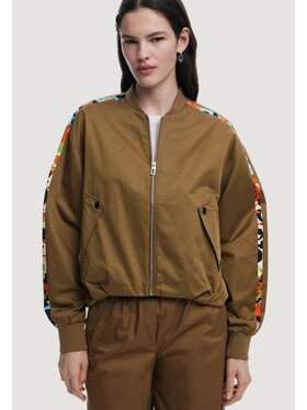 Desigual Desigual Παλτό COAT_PAISLEYS_LACROIX Μπεζ To Fit