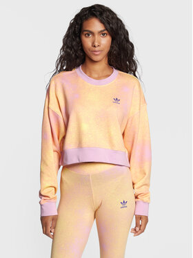 adidas adidas Majica dugih rukava Allover Print HL6599 Šarena Loose Fit