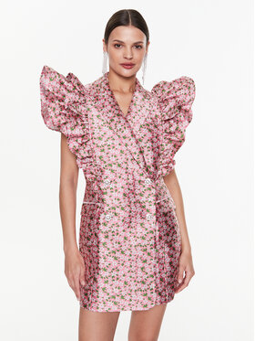 Custommade Custommade Коктейлна рокля Kobane 999442401 Розов Regular Fit