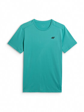 4F 4F Koszulka techniczna MULTI ACTIVE Turkusowy Regular Fit