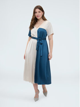 Fiorella Rubino Fiorella Rubino Sukienka codzienna 7066T001745N0V4 Turkusowy A-Line Fit