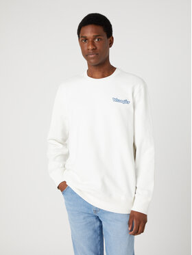 Wrangler Wrangler Bluza Graphic W652I4W02 112334247 Biały Relaxed Fit