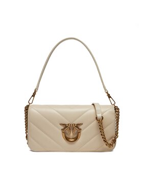 Pinko Pinko Ročna torba Love Click Baguette Mini AI 23-24 PLTT 100068 A136 Écru