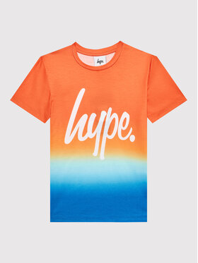 HYPE HYPE T-Shirt ZVLR-015 Pomarańczowy Regular Fit