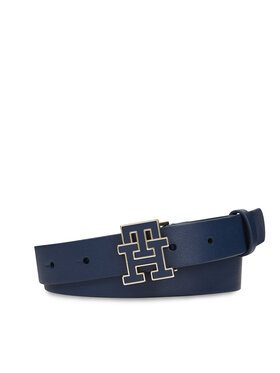 Tommy Hilfiger Tommy Hilfiger Дамски колан Th Logo Inlay 2.5 AW0AW15381 Тъмносин