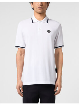 PHILIPP PLEIN PHILIPP PLEIN Polo 31372 Bianco Slim Fit