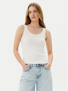 Pieces Pieces Top Fia 17155482 Alb Slim Fit