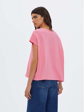 Americanos Americanos T-Shirt Houston Rosa Relaxed Fit