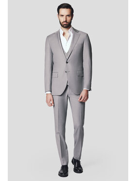 Lancerto Lancerto Garnitur Pernat GA073125000017 Szary Slim Fit
