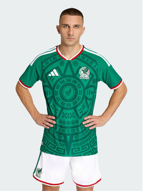 adidas adidas Koszulka techniczna Meksyk Zielony Slim Fit