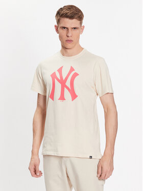 47 Brand 47 Brand Tričko New York Yankees Imprint '47 Echo Tee Béžová Regular Fit
