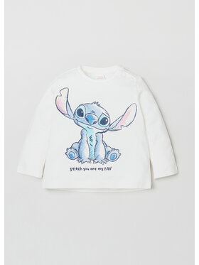 OVS OVS Bluzka DISNEY 1615077 Biały Regular Fit