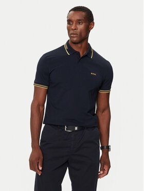 BOSS Boss Pólóing Paul 50506193 Sötétkék Slim Fit
