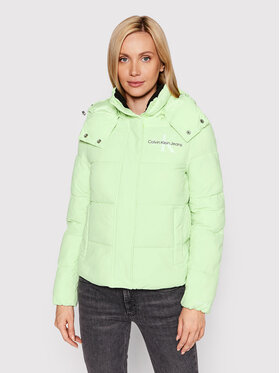 Calvin Klein Jeans Calvin Klein Jeans Geacă de iarnă J20J219007 Verde Regular Fit