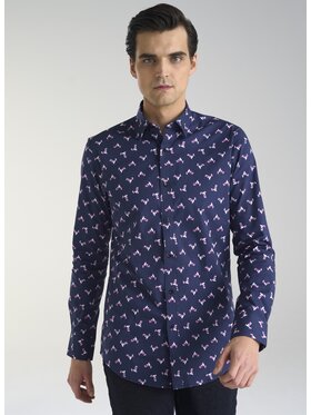 Pako Lorente Pako Lorente Koszula P24SF-1X-013 Granatowy Slim Fit