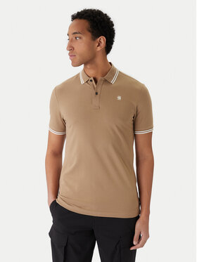 G-Star Raw G-Star Raw Polo Dunda D17127-5864 Brązowy Slim Fit
