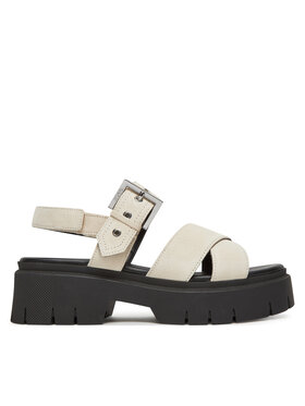 HUGO HUGO Sandály Kris_Sandal_BKSD 50541753 Écru