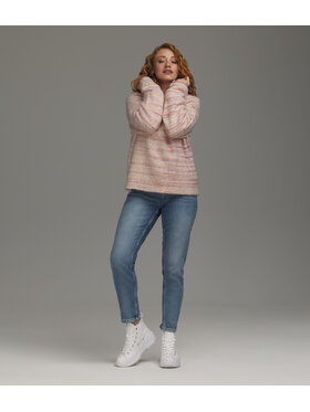 Lee Cooper Lee Cooper Sweter SONIA Różowy Regular Fit