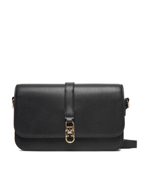 Tommy Hilfiger Tommy Hilfiger Kabelka Th Libre Flap Crossover AW0AW17723 Černá