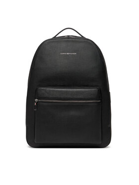 Tommy Hilfiger Tommy Hilfiger Batoh Th Business Leather Backpack AM0AM13641 Černá