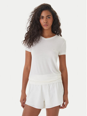 Emporio Armani Emporio Armani Marškinėliai EW000409 AF19024 U1131 Balta Regular Fit