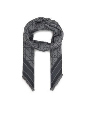 Calvin Klein Calvin Klein Skarelė Emblem Aop Jacquard Square Scarf LV04F8080G Juoda