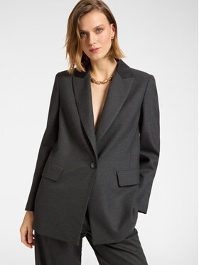 Elena Mirò Elena Mirò Giacca di transizione Q129P200073N023 Grigio Slim Fit