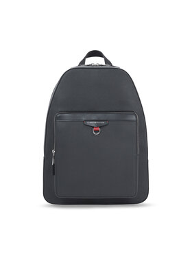 Tommy Hilfiger Tommy Hilfiger Ruksak Th Structured Leather Backpack AM0AM11561 Čierna