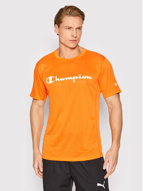 Champion Champion Technisches T-Shirt Big Reflctive 217090 Orange Athletic Fit