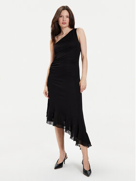 TWINSET TWINSET Koktejlové šaty 241TT2093 Černá Regular Fit