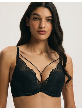 Esotiq Esotiq Biustonosz push-up 45170 Czarny
