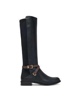 MICHAEL Michael Kors MICHAEL Michael Kors Офицерки Rachel Flat Boot 40F6RCFB6L Черен