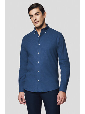 Lancerto Lancerto Koszula Guro KO073224000014 Granatowy Slim Fit