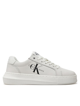 Calvin Klein Jeans Calvin Klein Jeans Tossud Chunky Cupsole Laceup Mon Lth Wn YW0YW00823 Valge