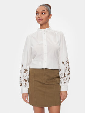 Vila Vila Сорочка 14090057 Білий Regular Fit